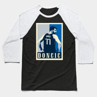 Luka Doncic Pop Art Style Baseball T-Shirt